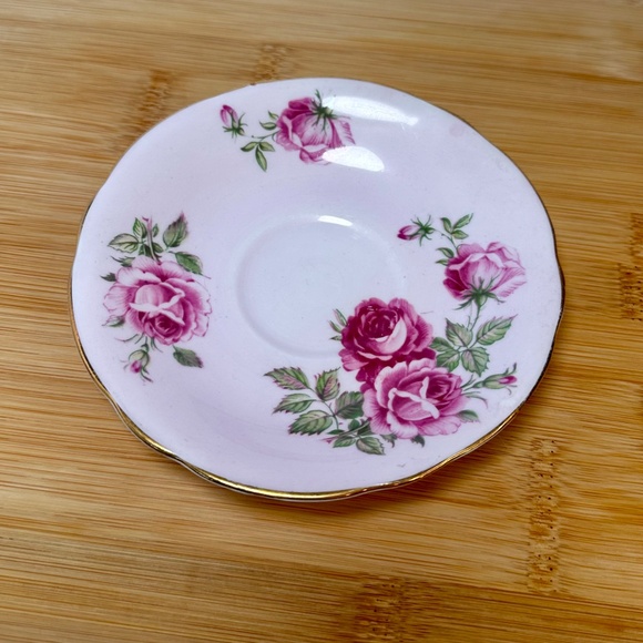 Windsor Bone China “Rosa Elegans” Pink Rose Teacup & Saucer • England 🌸 - Picture 4 of 6